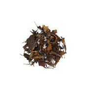 Pile of dried Shoumei White Tea leaves from 2014 Aged Shoumei Dark Aroma Edition