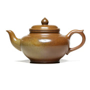 Brown ceramic teapot from Amber Flow made of Yixing Duanni clay and duanni clay