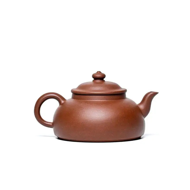 Brown ceramic teapot from Autumn Hill, Yixing Zisha style, 215ml capacity
