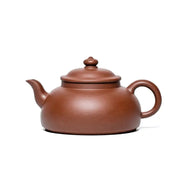 Autumn Hill Brown Ceramic Teapot with Yixing Zisha Finish and 215ml Capacity