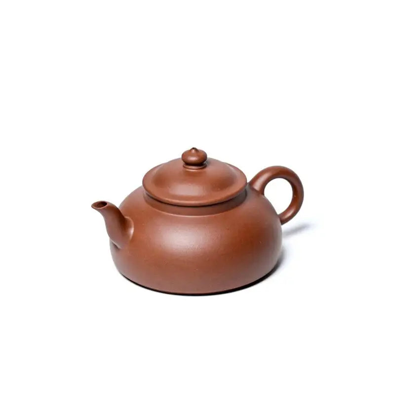 Brown ceramic teapot from Autumn Hill in Yixing Zisha with 215ml capacity