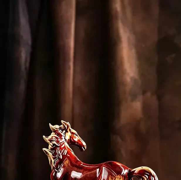 Beihong Horse Jun Sculpture — further detail