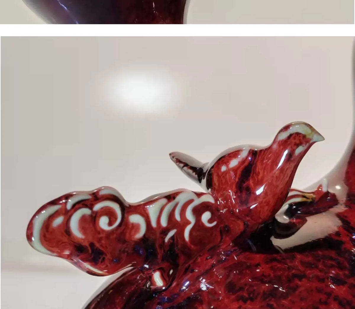 Bird Gourd Jun Sculpture — profile view