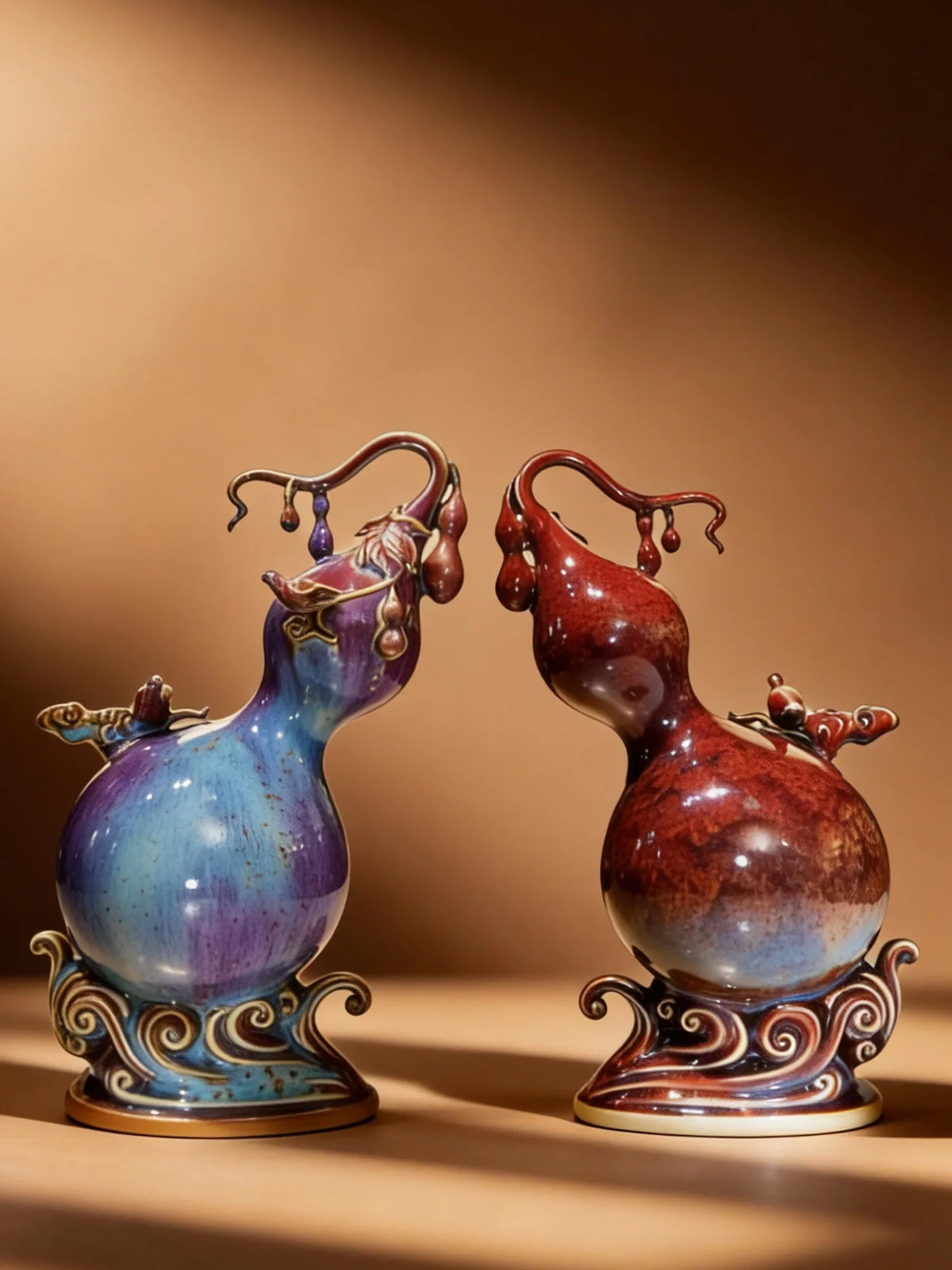 Bird Gourd Jun Sculpture — alternate angle