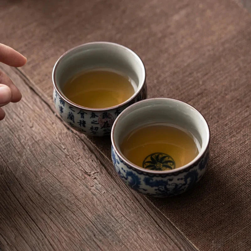 Blue and White Tea Cup Tea Cup product photo 5