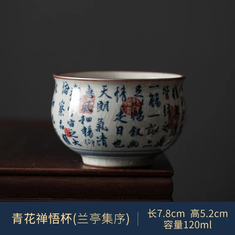 Blue and White Tea Cup Tea Cup product photo 15