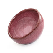 Maroon ceramic bowl with crackled glaze from Jian Zhan Gongfu Tea collection