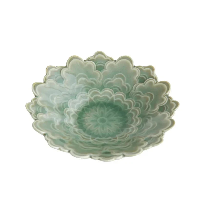 Celadon Tea Coaster white background product photo
