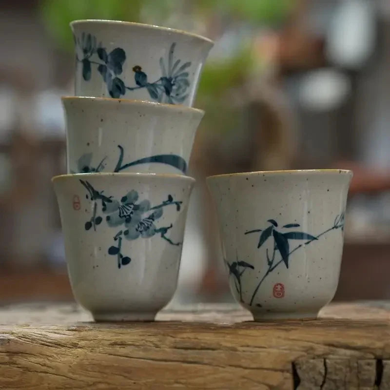 Ceramic Tea Cup Tea Cup side view
