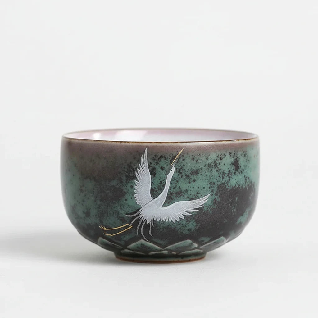 Ceramic Tea Cup white background product photo