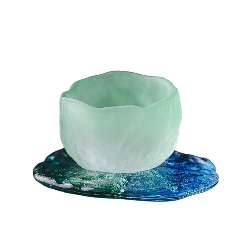 Ceramic Tea Cup white background product photo