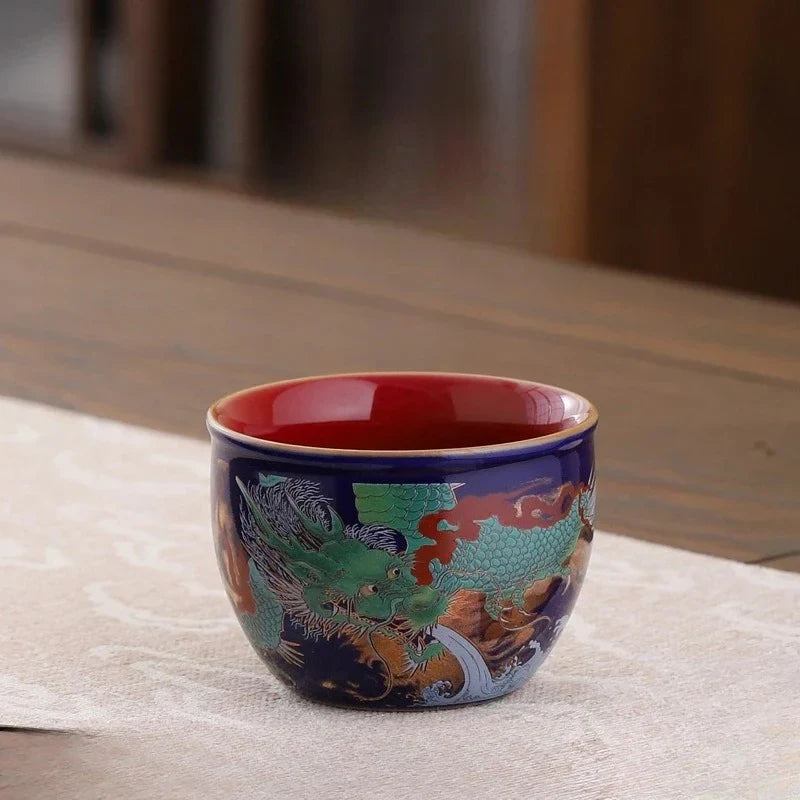 Ceramic Tea Cup Tea Cup side view