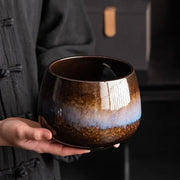 Ceramic Tea Waste Bowl white background product photo