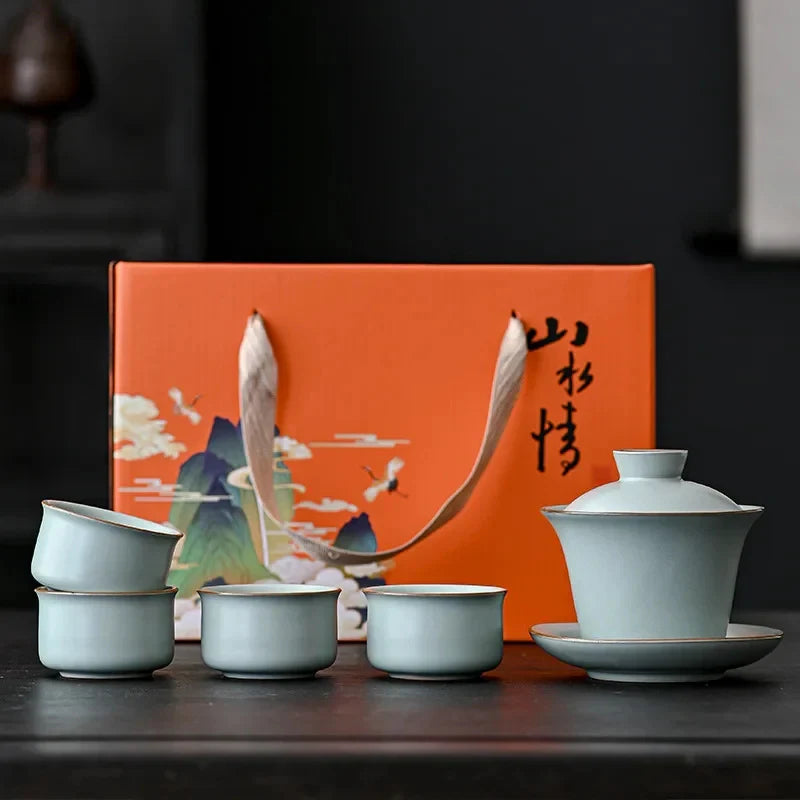Ceramic Teapot Teapot side view