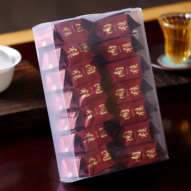 Box of individually wrapped candies for Cinna Mon Rock Tea Leave, perfect with teapots and mugs