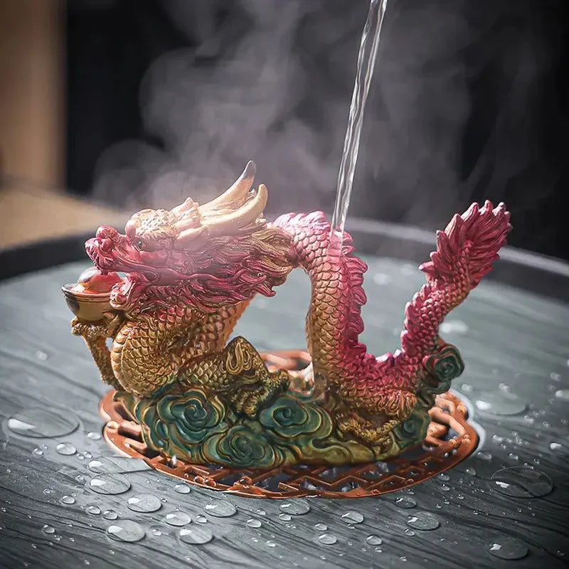 Color-changing Dragon Tea Pet Mixed material Tea Pet detail view