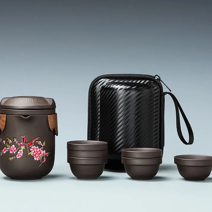 Color-Changing Purple Clay Travel Tea Set – Magpie on Branch