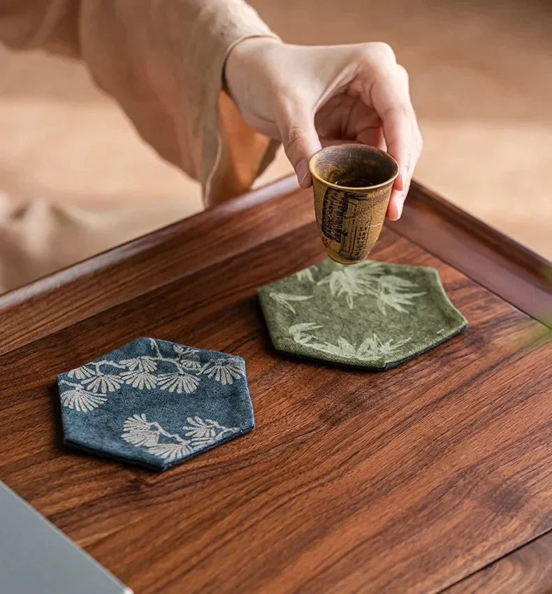 Cotton-linen Textile Tea Mat Tea Mat product photo 10