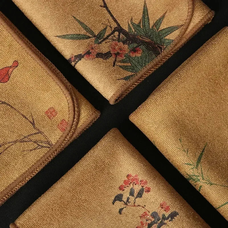 Cotton-linen Textile Tea Towel Tea Towel side view