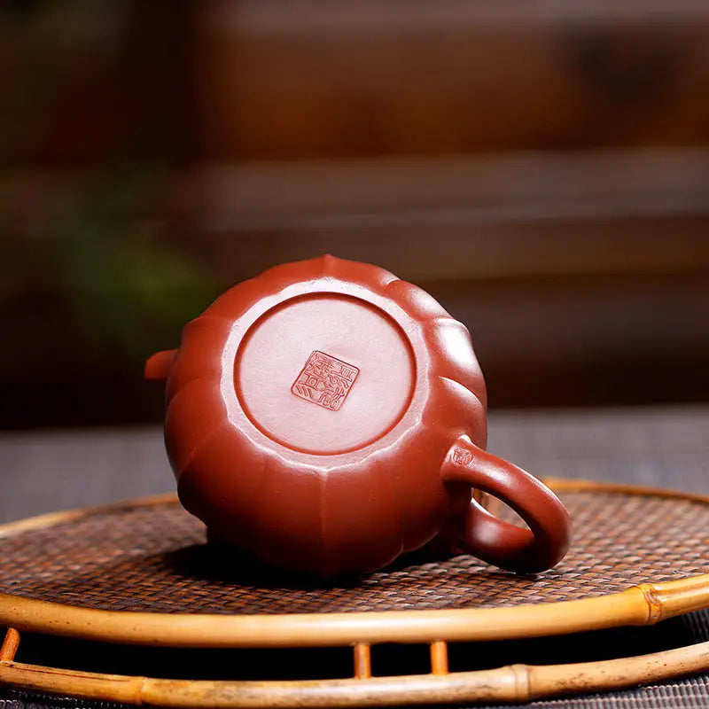 Reddish-brown Yixing Zisha teapot from Crimson Harvest collection