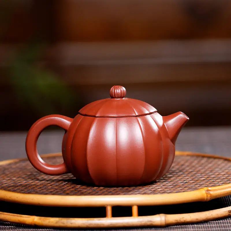 Red-brown Yixing Zisha teapot from Crimson Harvest collection
