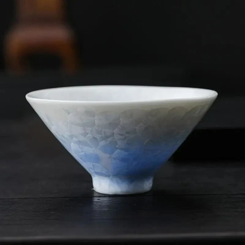 Crystal Floral Glass Tea Cup Glass Tea Cup product photo 4