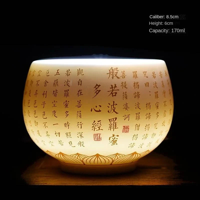 Dehua Heart Sutra Tea Cup Tea Cup product photo 5