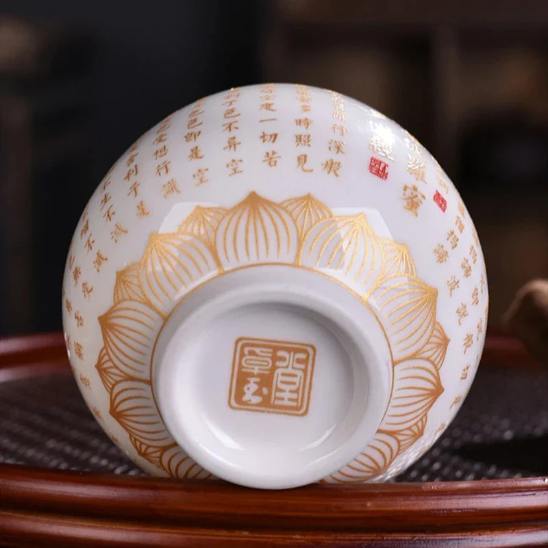 Dehua Heart Sutra Tea Cup Tea Cup product photo 6
