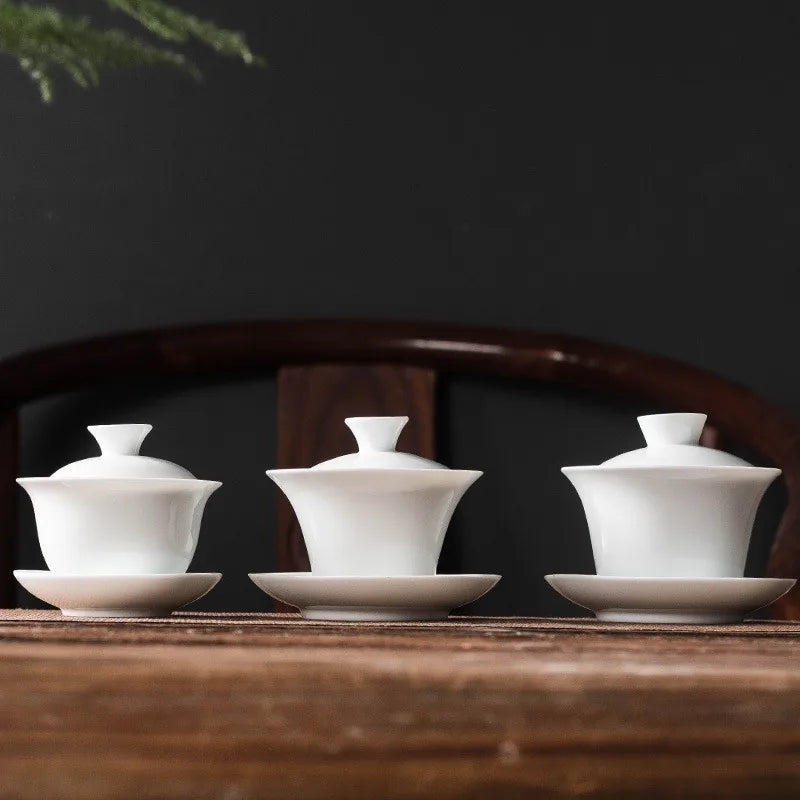 Plain Dehua white porcelain gaiwan – photo 1