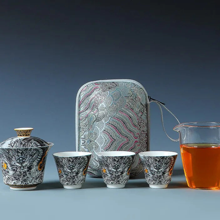 Dragon Gaiwan Travel Tea Set – Dragon