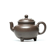 Brown ceramic Yixing Zisha teapot from Dragon Tripod collection