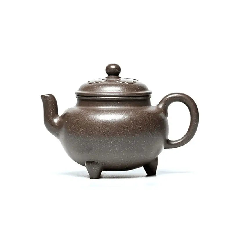 Brown ceramic Yixing Zisha teapot from Dragon Tripod collection