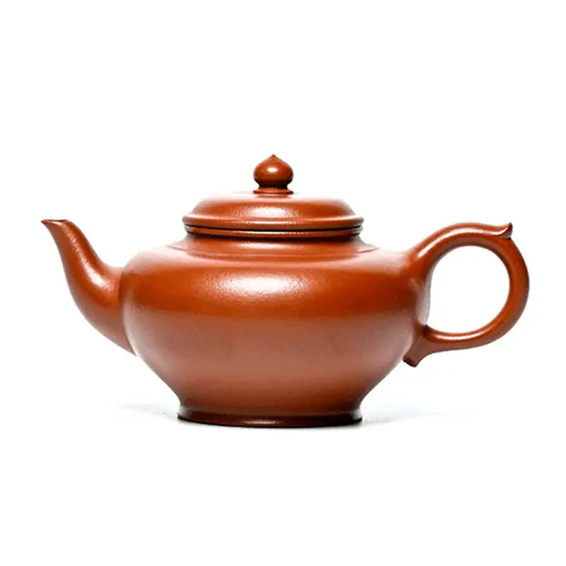 Brown ceramic teapot from Fire Pearl, a handmade Yixing Zisha Yixing Zhuni Clay teapot