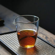 Glass Tea Pitcher white background product photo