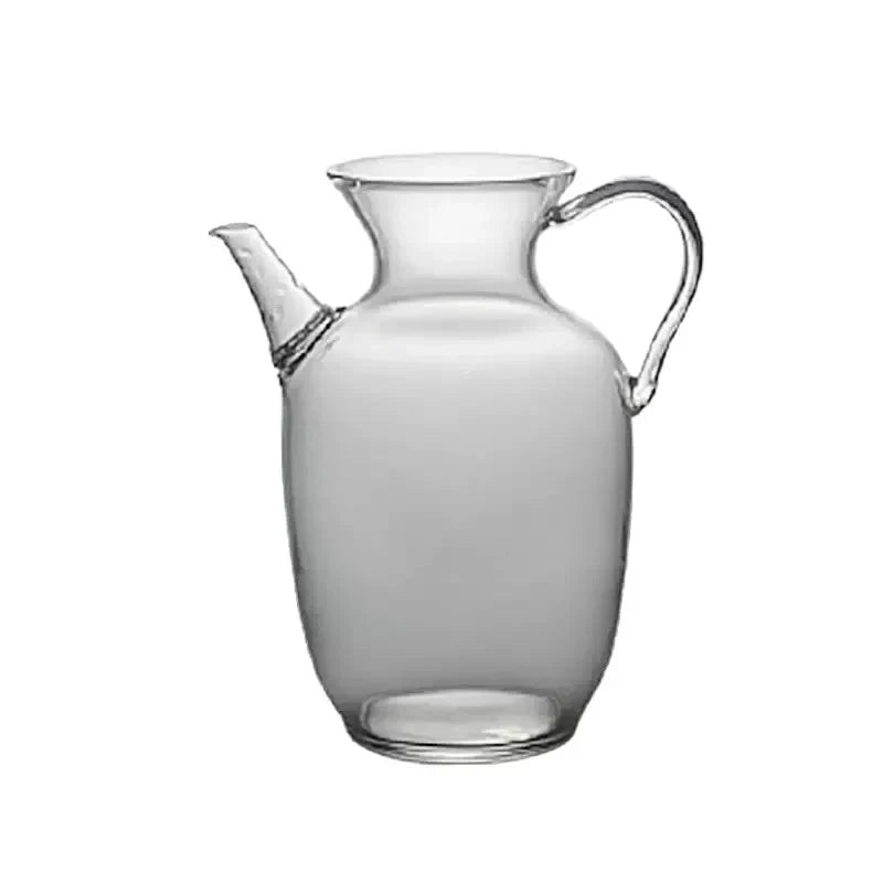Glass Teapot white background product photo