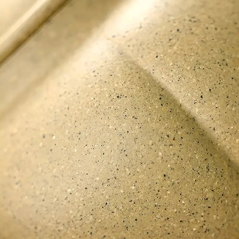 Golden Dew Yixing Light modeled surface showcasing speckled beige Yixing Zisha clay