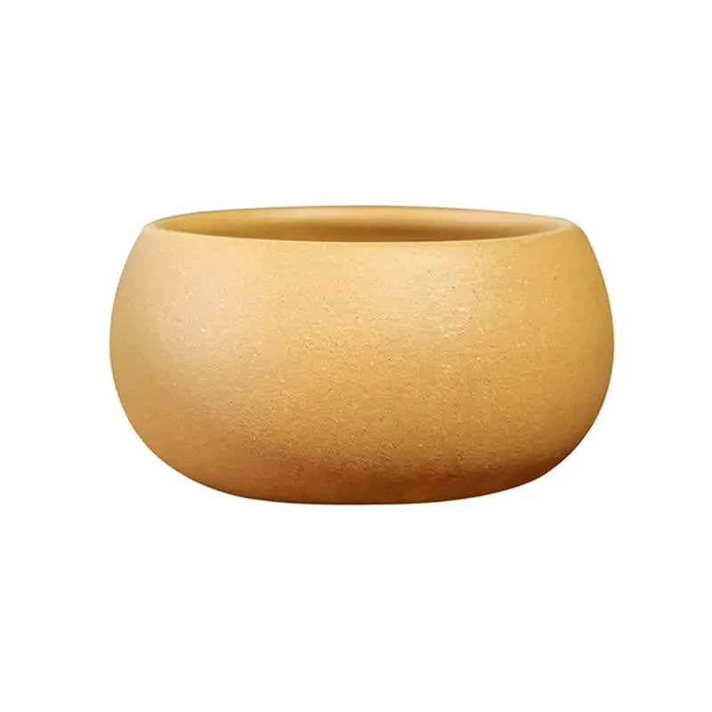 Yixing Zisha golden ember teacup ceramic pot for gongfu tea set display