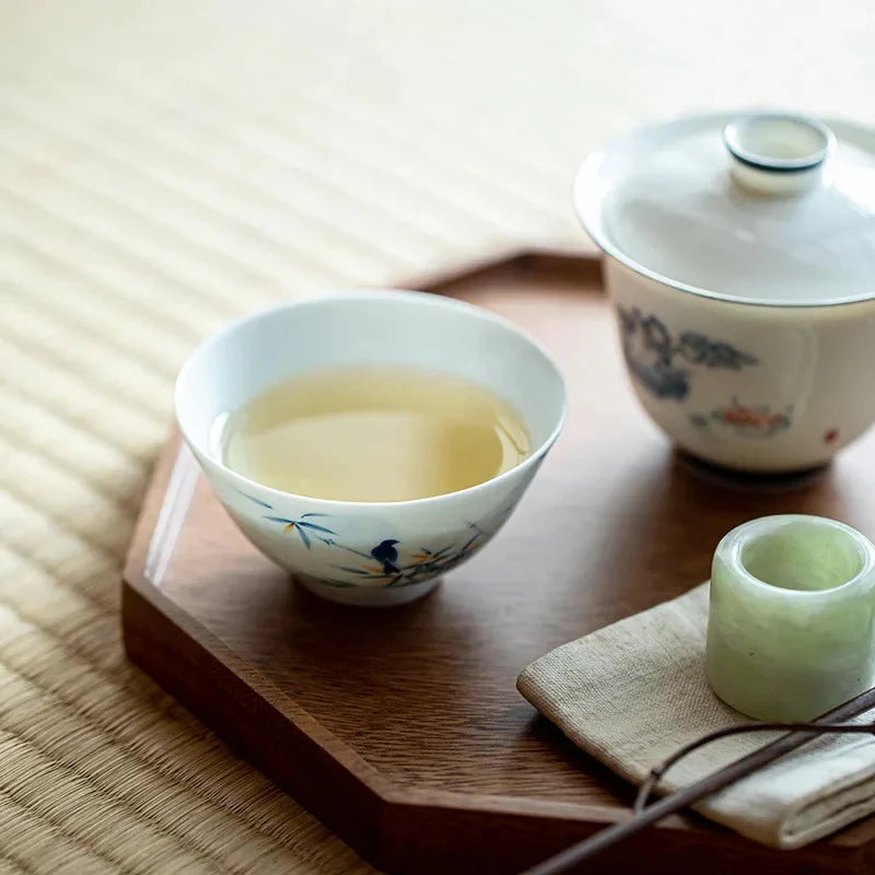 Hand-painted Bamboo Tea Cup Tea Cup product photo 4