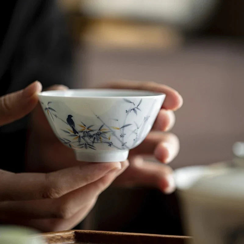 Hand-painted Bamboo Tea Cup Tea Cup product photo 5
