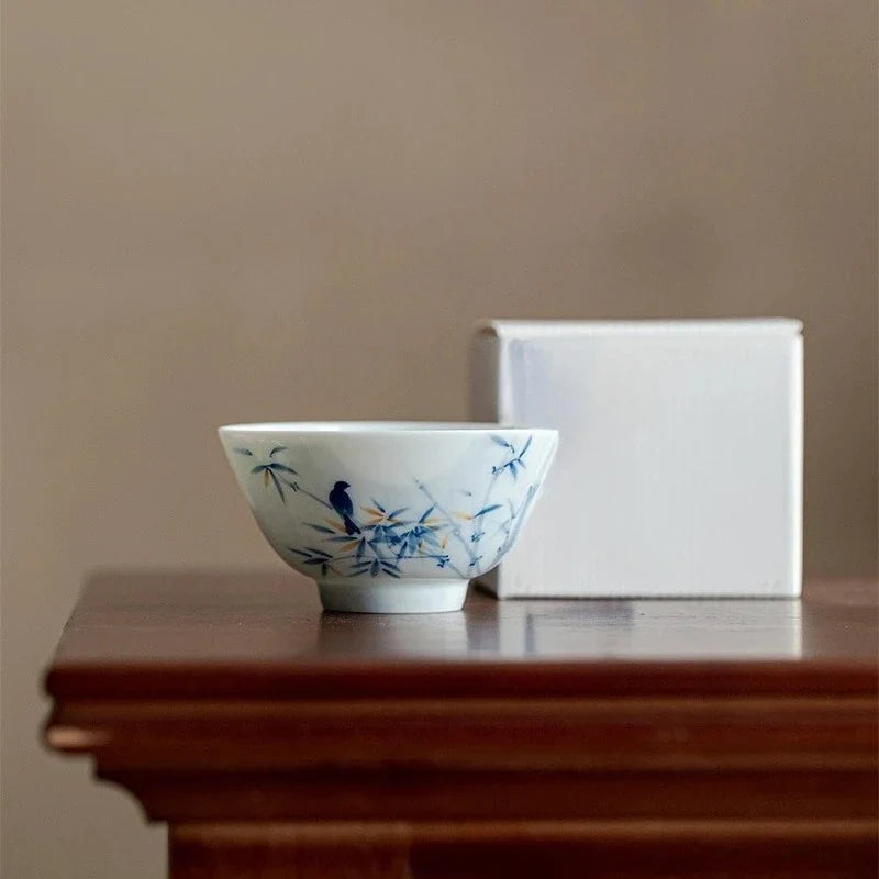 Hand-painted Bamboo Tea Cup Tea Cup product photo 6