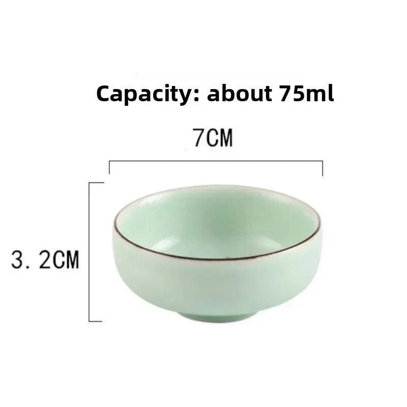 Hand-painted Celadon Lotus Tea Cup Tea Cup product photo 13