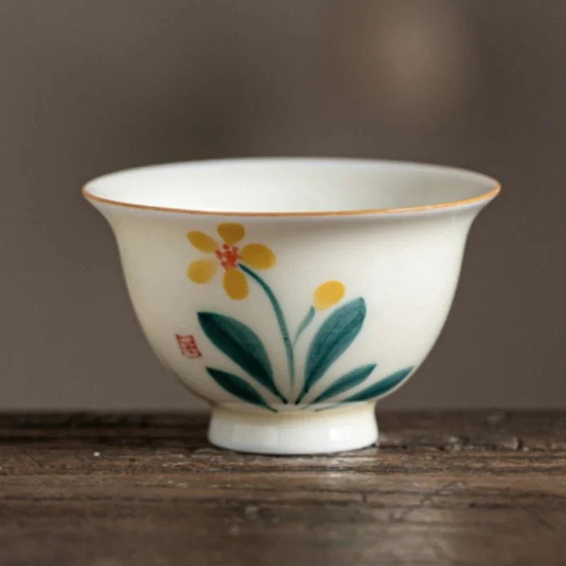 Hand-painted Lotus Tea Cup Tea Cup product photo 8
