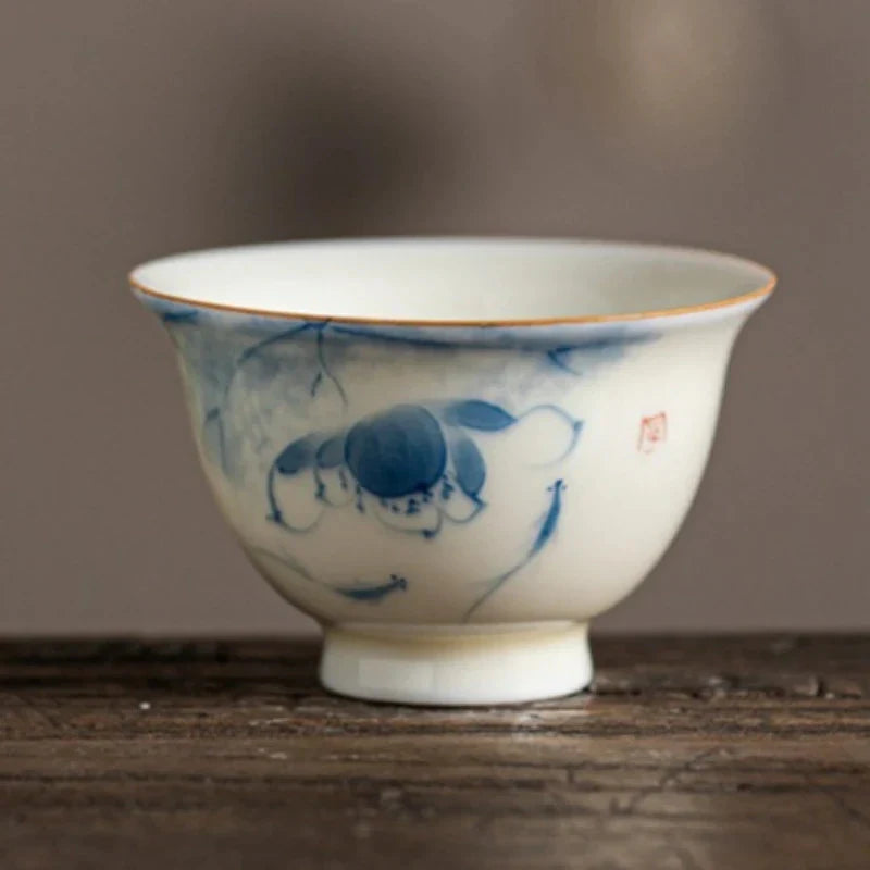 Hand-painted Lotus Tea Cup Tea Cup product photo 10