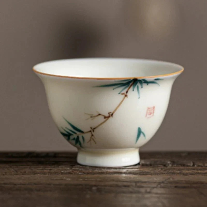 Hand-painted Lotus Tea Cup Tea Cup product photo 11