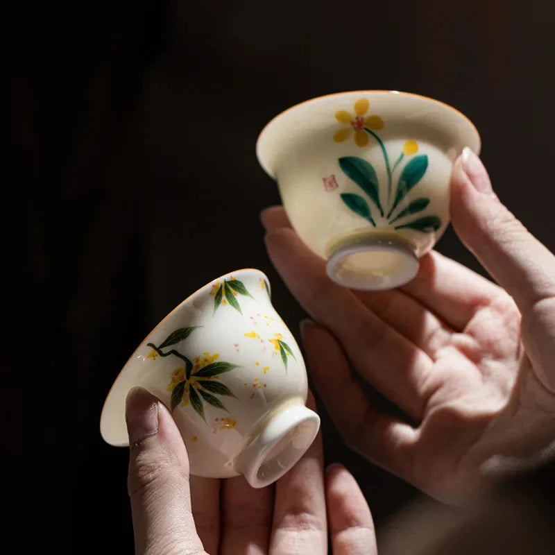 Hand-painted Lotus Tea Cup Tea Cup product photo 13