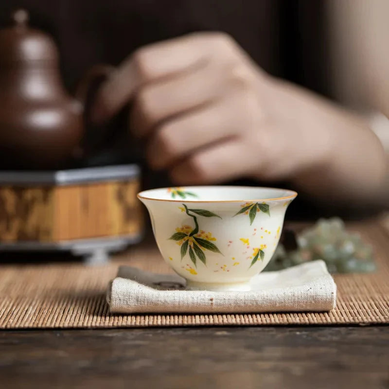 Hand-painted Lotus Tea Cup Tea Cup product photo 15