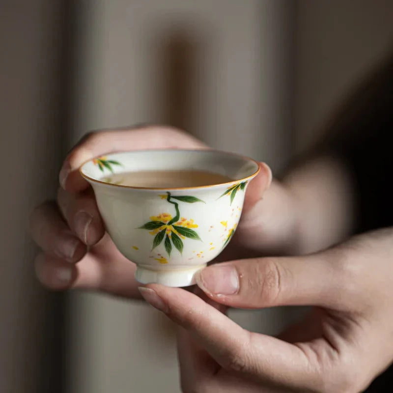 Hand-painted Lotus Tea Cup Tea Cup product photo 17