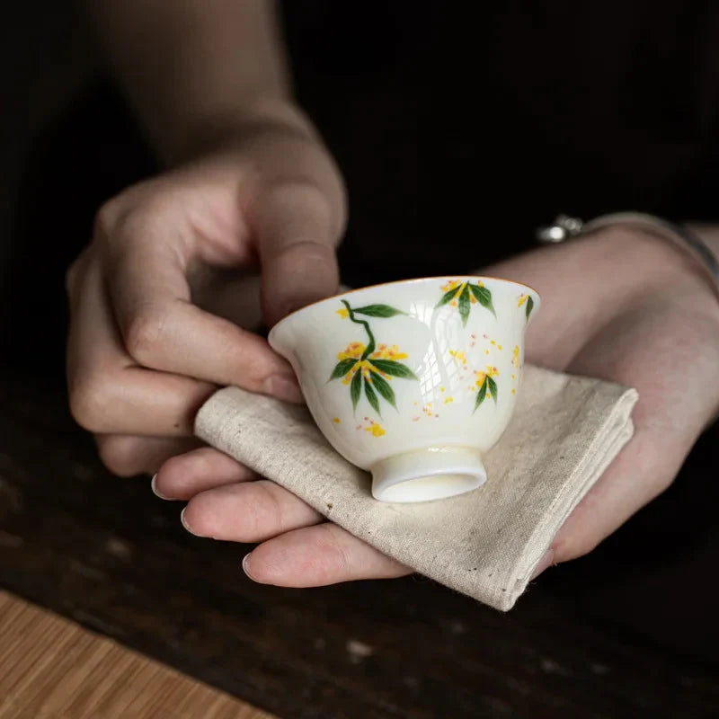 Hand-painted Lotus Tea Cup Tea Cup product photo 18