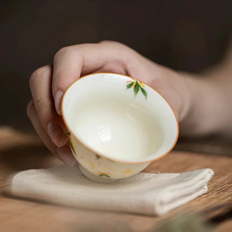 Hand-painted Lotus Tea Cup Tea Cup product photo 19