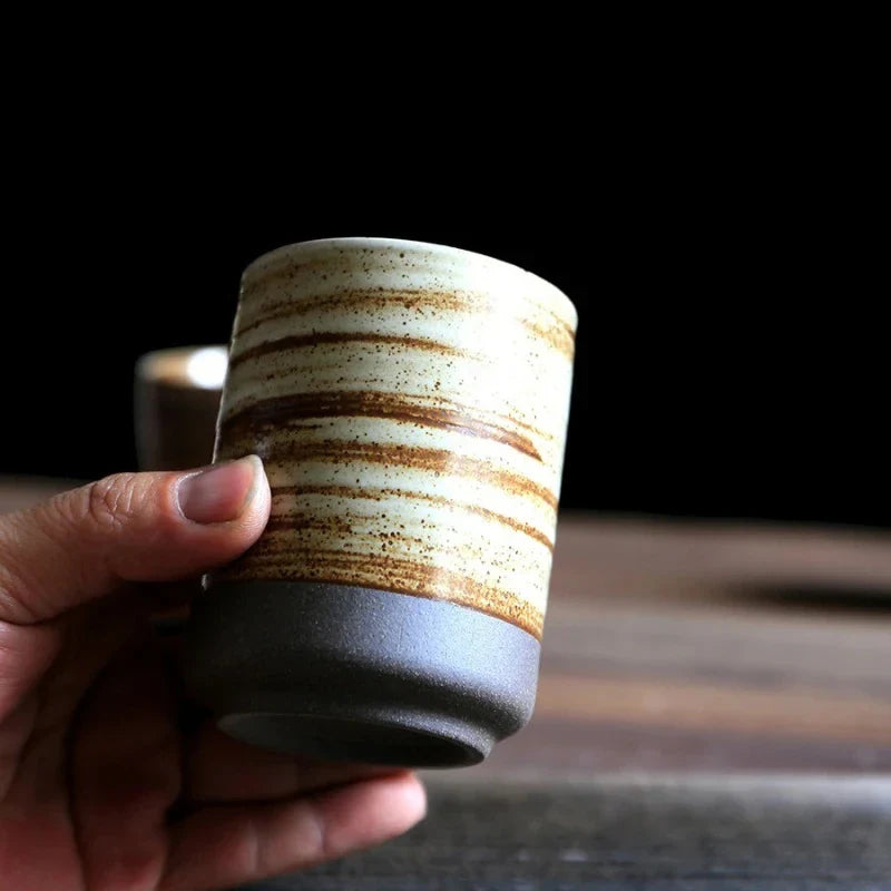Hand-painted Tea Cup Tea Cup side view